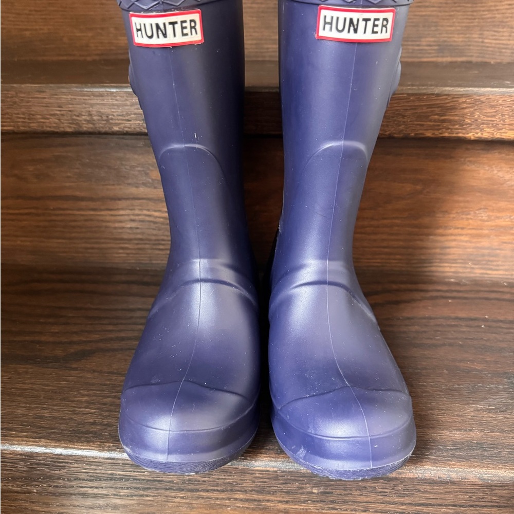 Hunter Navy Rain Boots